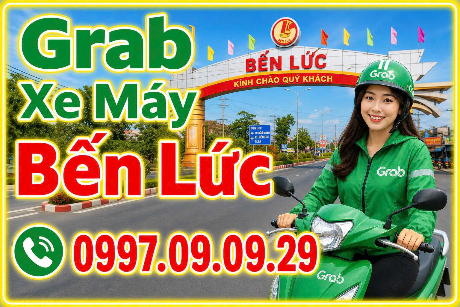Grab Xe Máy Bến Lức 