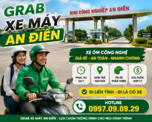 Grab xe máy an điền giá rẻ