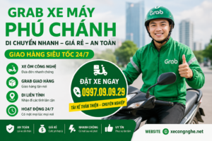 Grab xe máy phú chánh