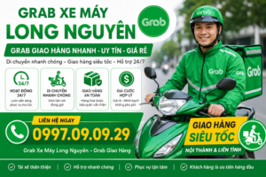 Grab xe máy long nguyên
