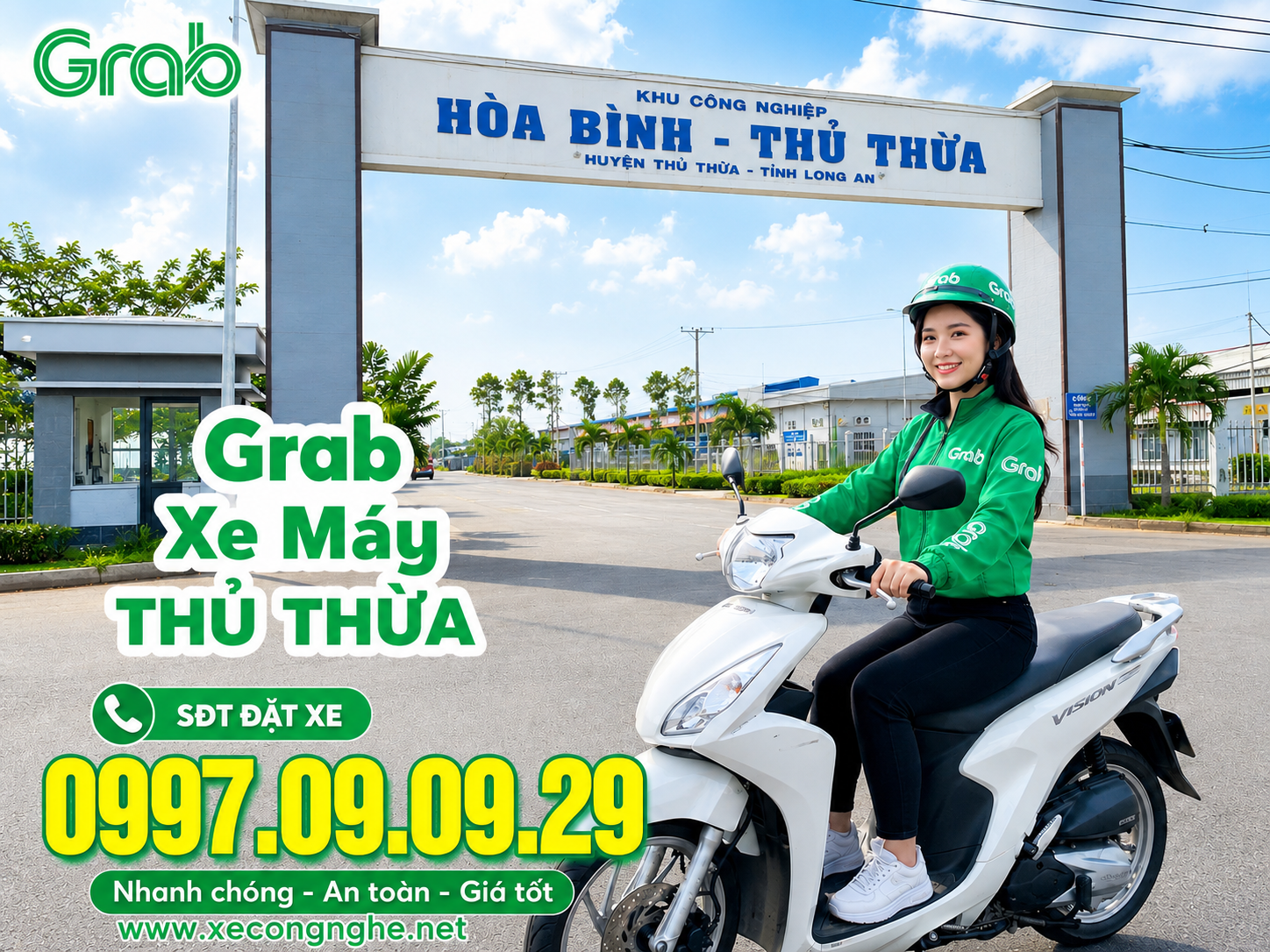 Grab xe máy thủ thừa