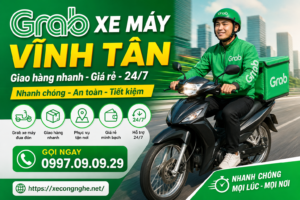 Grab xe máy vĩnh tân