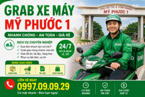 Grab xe máy mỹ phước 1