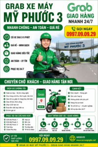 Grab xe máy mỹ phước 3 giá rẻ
