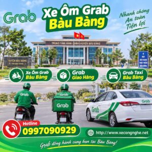 Xe Ôm Grab Bàu Bàng