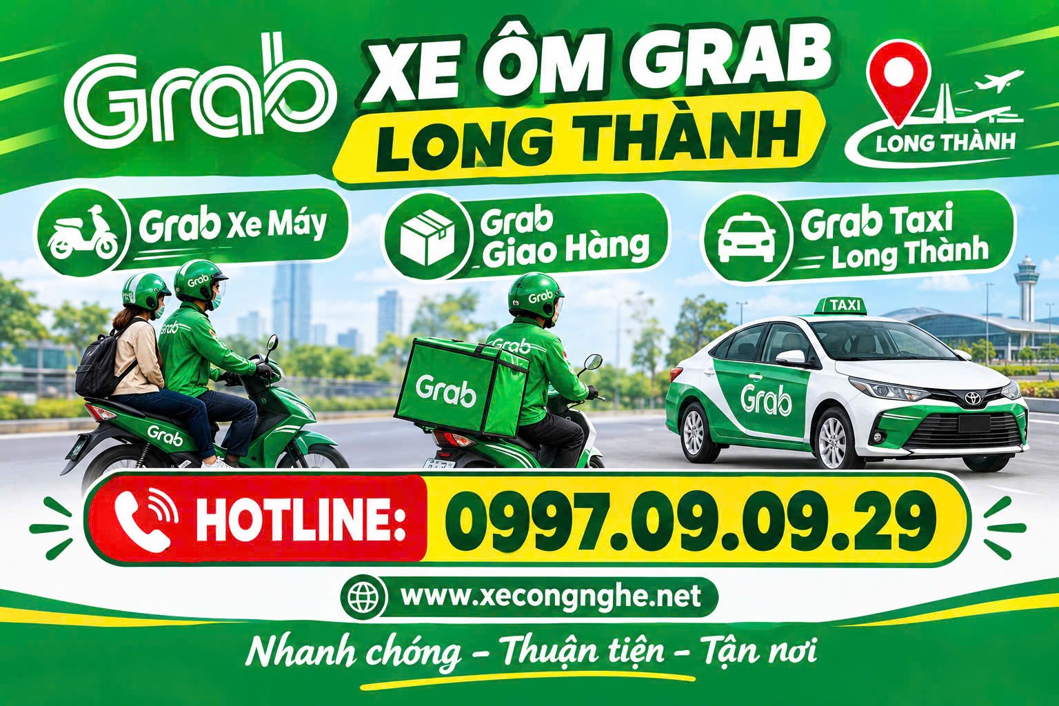 Xe Ôm Grab Long Thành 