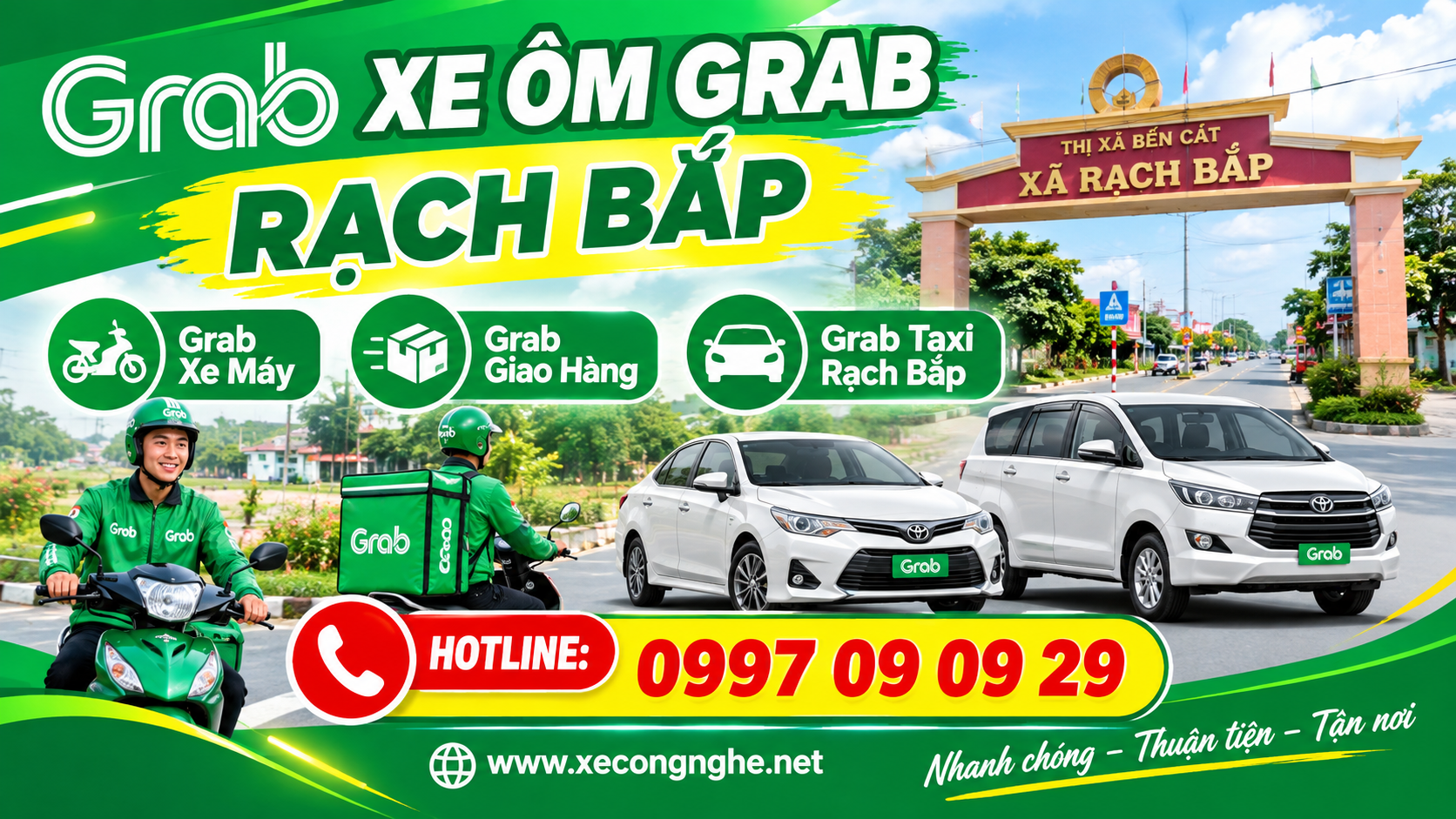Xe Ôm Grab Rạch Bắp 