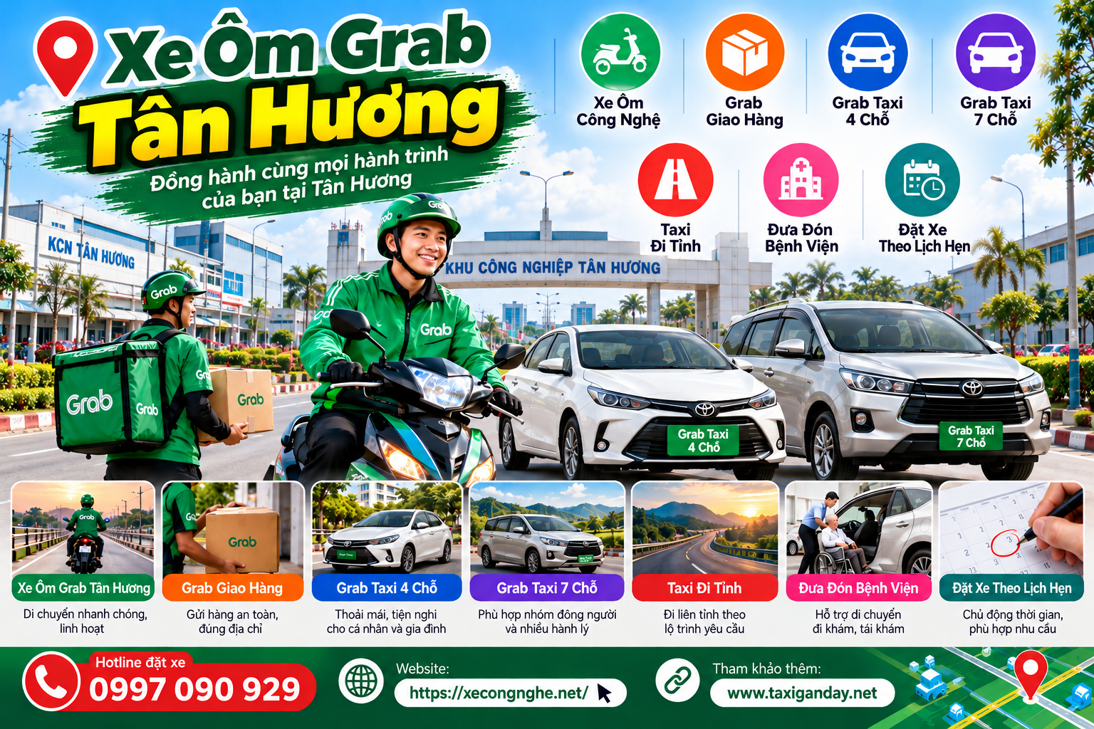 Xe Ôm Grab Tân Hương