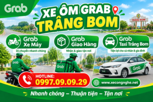 Xe Ôm Grab Trảng Bom