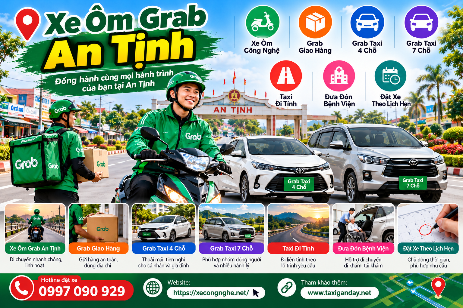 Xe Ôm Grab An Tịnh 
